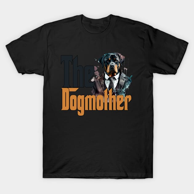 Rottweiler Dog Mom Dogmother Dogs Mommy Rottie T-Shirt by The Agile Store